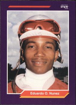 1992 Jockey Star #184 Eduardo O. Nunez Front